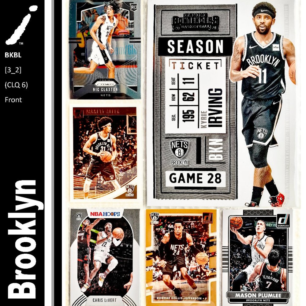 Brooklyn Nets 6 Card Lot - BKBL [3_2]